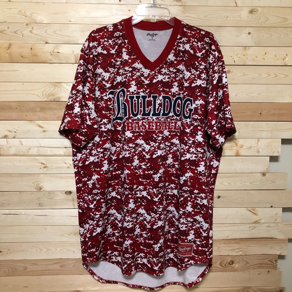 Rowlings Bulldog Men’s Red Baseball Gutierrez 21 Shirts top